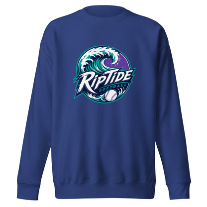 Performance | Crewneck | RipTide Softball | Emblem Logo