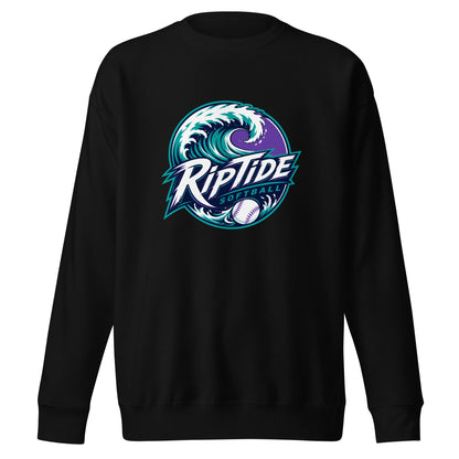 Performance | Crewneck | RipTide Softball | Emblem Logo