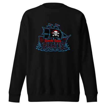 Performance | Crewneck | Roanoke Rapids Pirates | Black Sail Battlers Logo