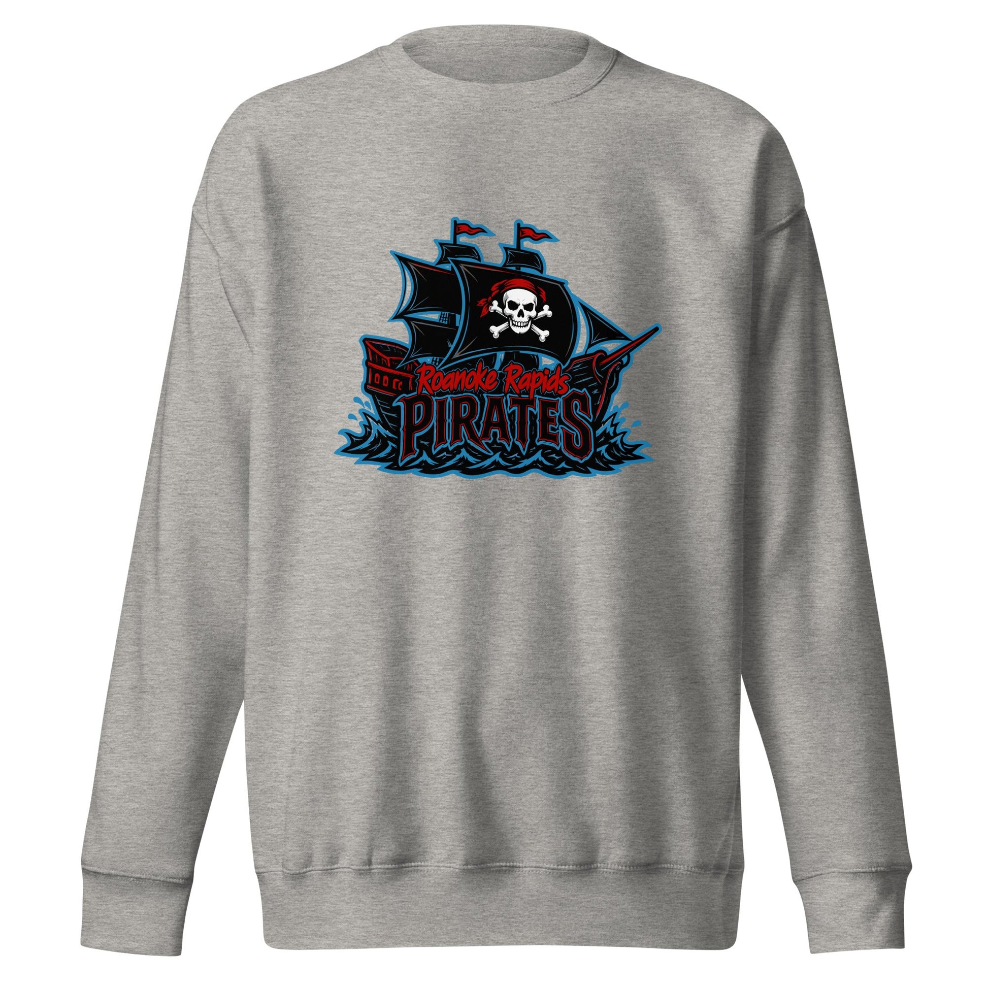 Performance | Crewneck | Roanoke Rapids Pirates | Black Sail Battlers Logo