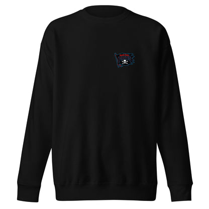 Performance | Crewneck | Roanoke Rapids Pirates | Blackwave Flag Logo