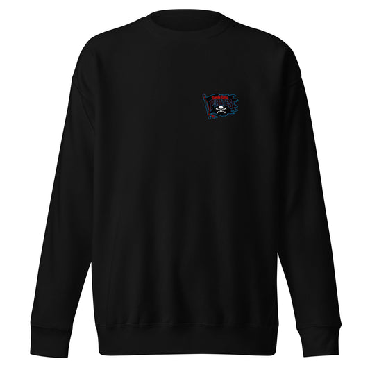 Performance | Crewneck | Roanoke Rapids Pirates | Blackwave Flag Logo