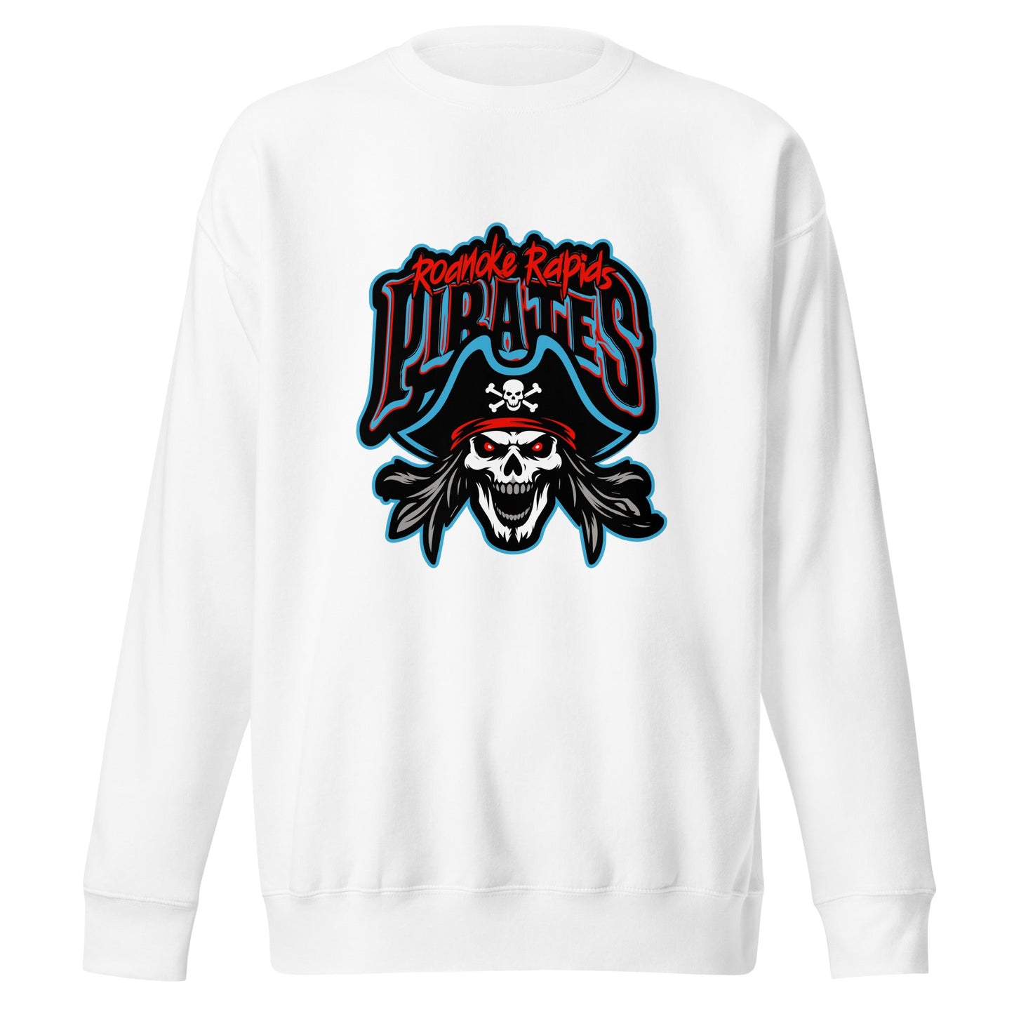Performance | Crewneck | Roanoke Rapids Pirates | Reaver Captain Logo