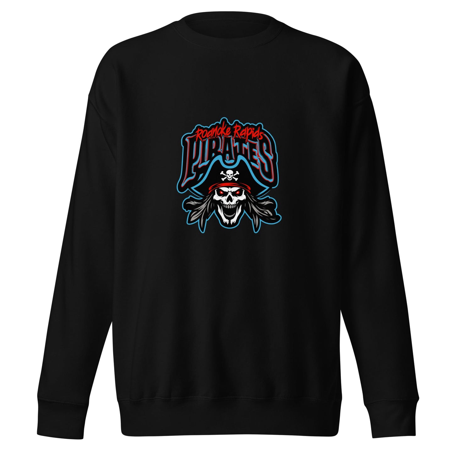 Performance | Crewneck | Roanoke Rapids Pirates | Reaver Captain Logo