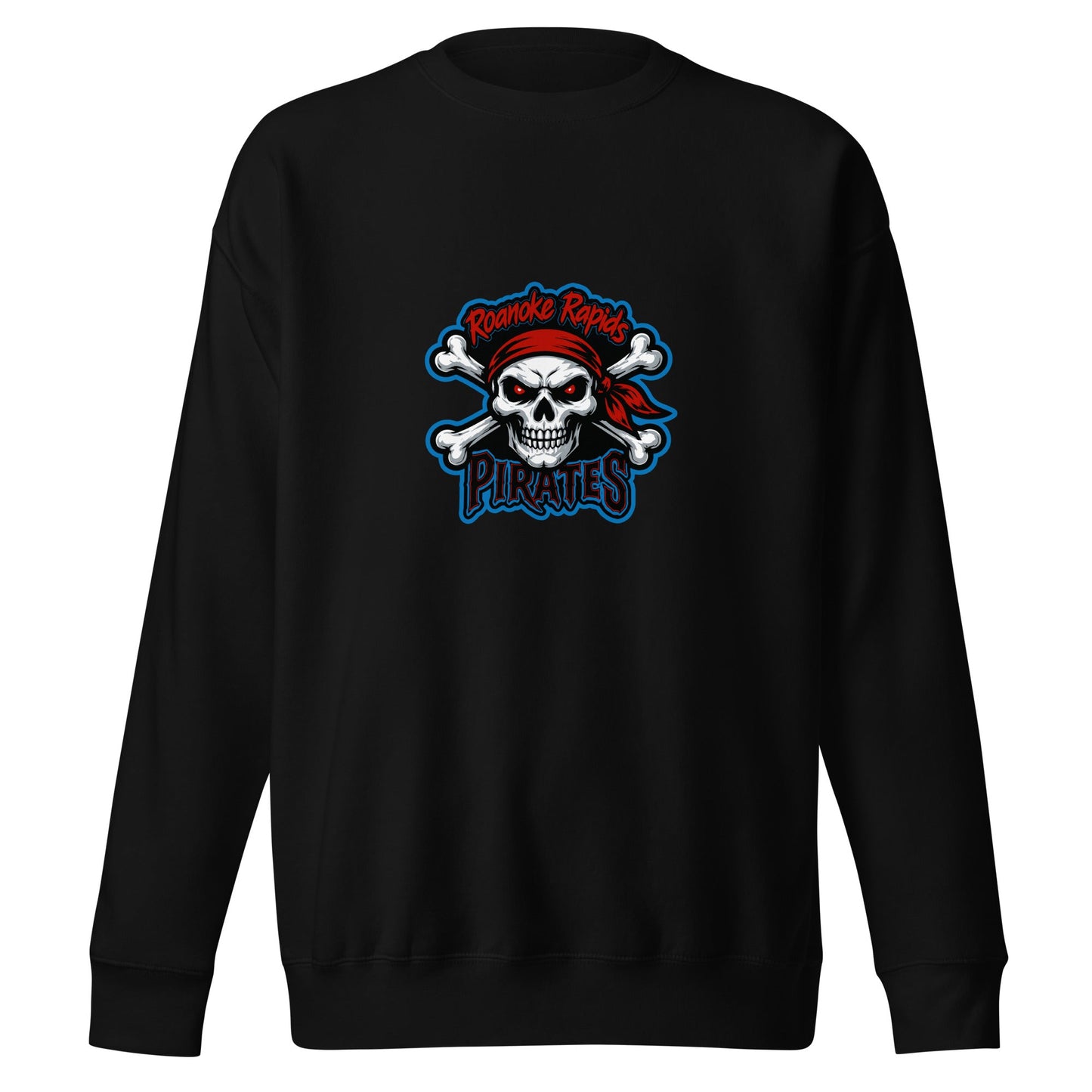 Performance | Crewneck | Roanoke Rapids Pirates | River Raiders Logo