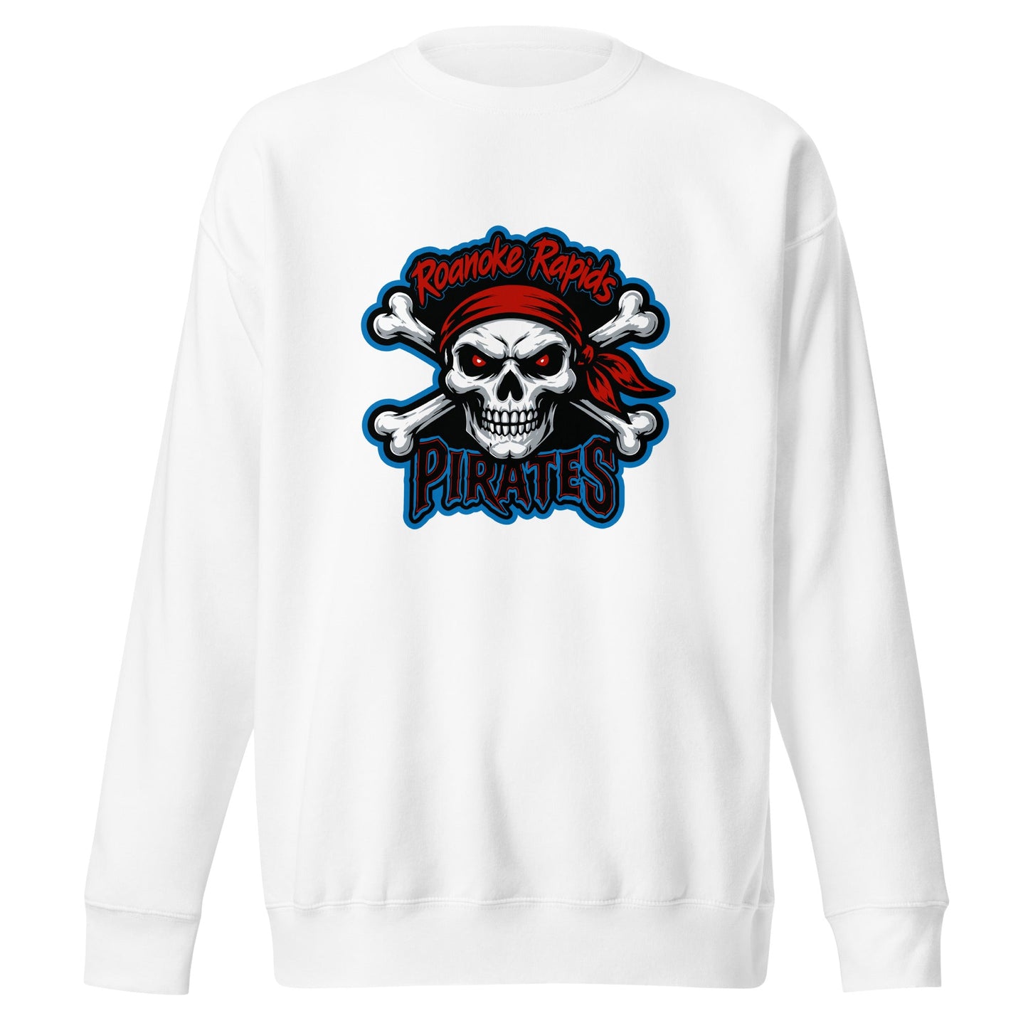 Performance | Crewneck | Roanoke Rapids Pirates | River Raiders Logo