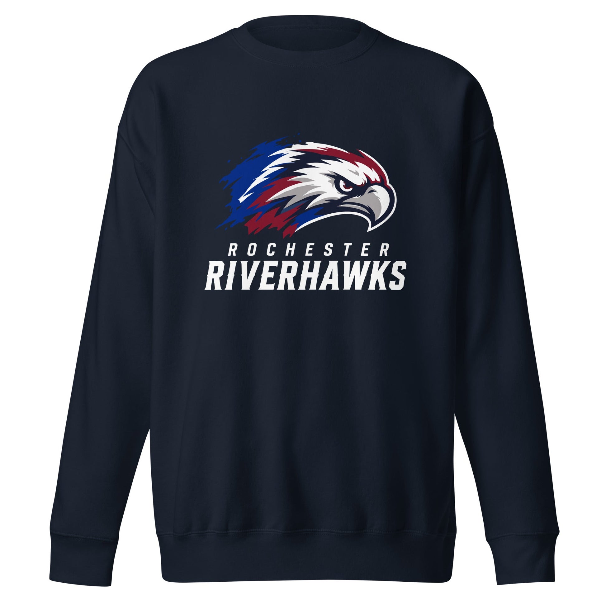 Performance | Crewneck | Rochester Riverhawks | Emblem Logo