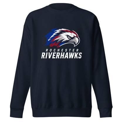 Performance | Crewneck | Rochester Riverhawks | Emblem Logo