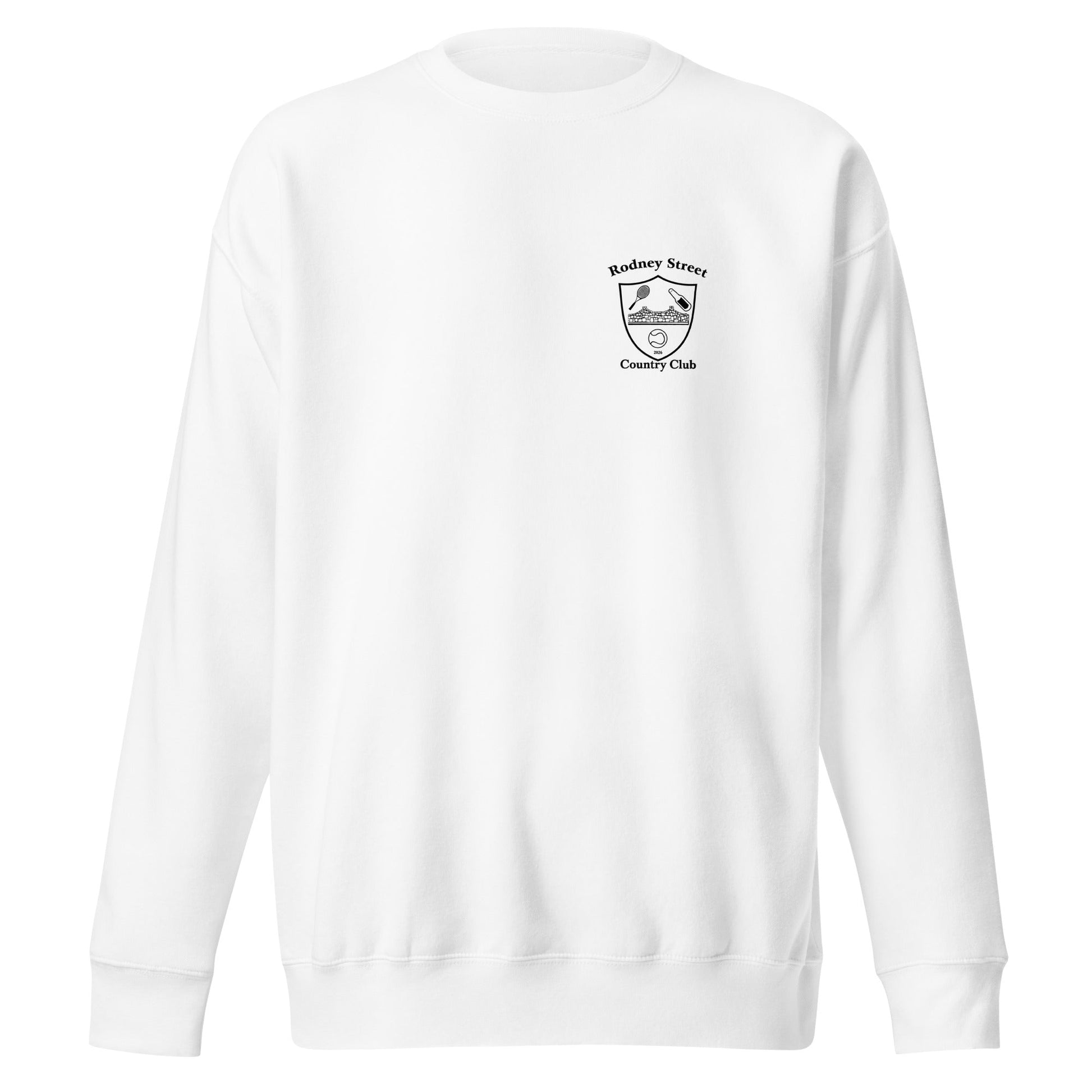 Performance | Crewneck | Rodney Street CC Tennis | Alt Crest Logo