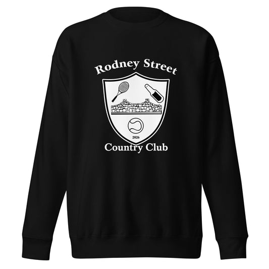 Performance | Crewneck | Rodney Street CC Tennis | Crest Logo