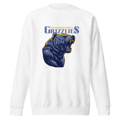 Performance | Crewneck | Rutherford County Grizzlies Football | Big Grizzlies Logo