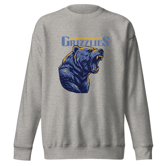 Performance | Crewneck | Rutherford County Grizzlies Football | Big Grizzlies Logo