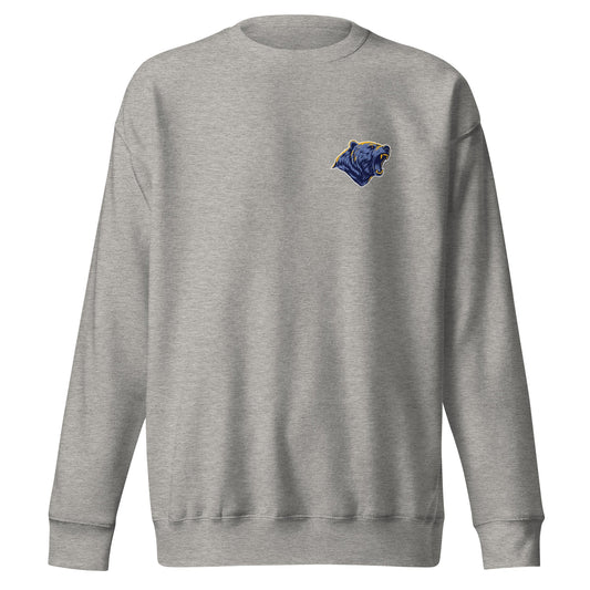 Performance | Crewneck | Rutherford County Grizzlies Football | Mascot Logo