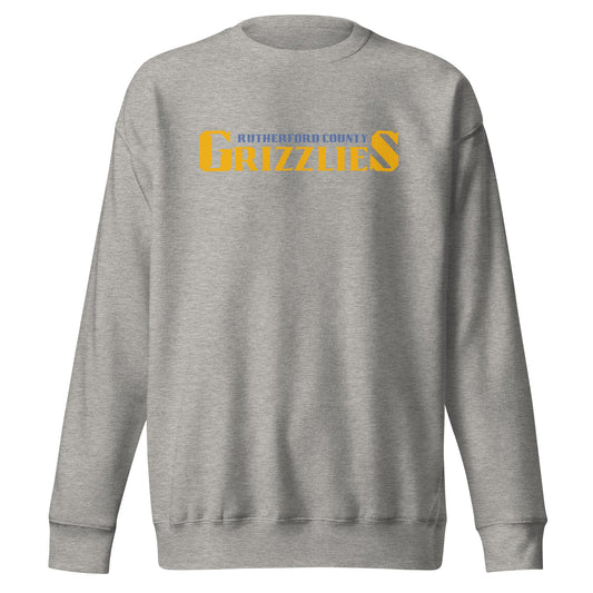 Performance | Crewneck | Rutherford County Grizzlies Football | Script Logo