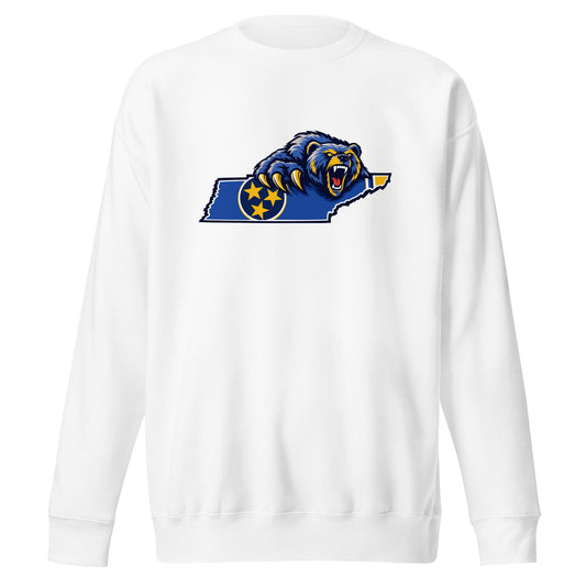 Performance | Crewneck | Rutherford County Grizzlies Football | Tennessee Logo