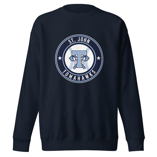 Performance | Crewneck | Saint John Tomahawks | Badge Logo