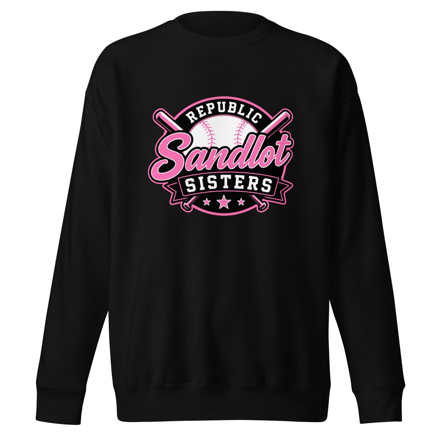 Performance | Crewneck | Sandlot Sisters | Badge Logo