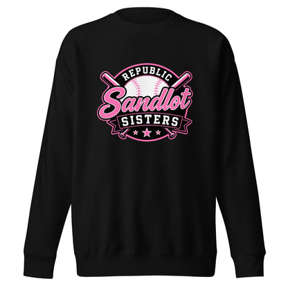 Performance | Crewneck | Sandlot Sisters | Badge Logo