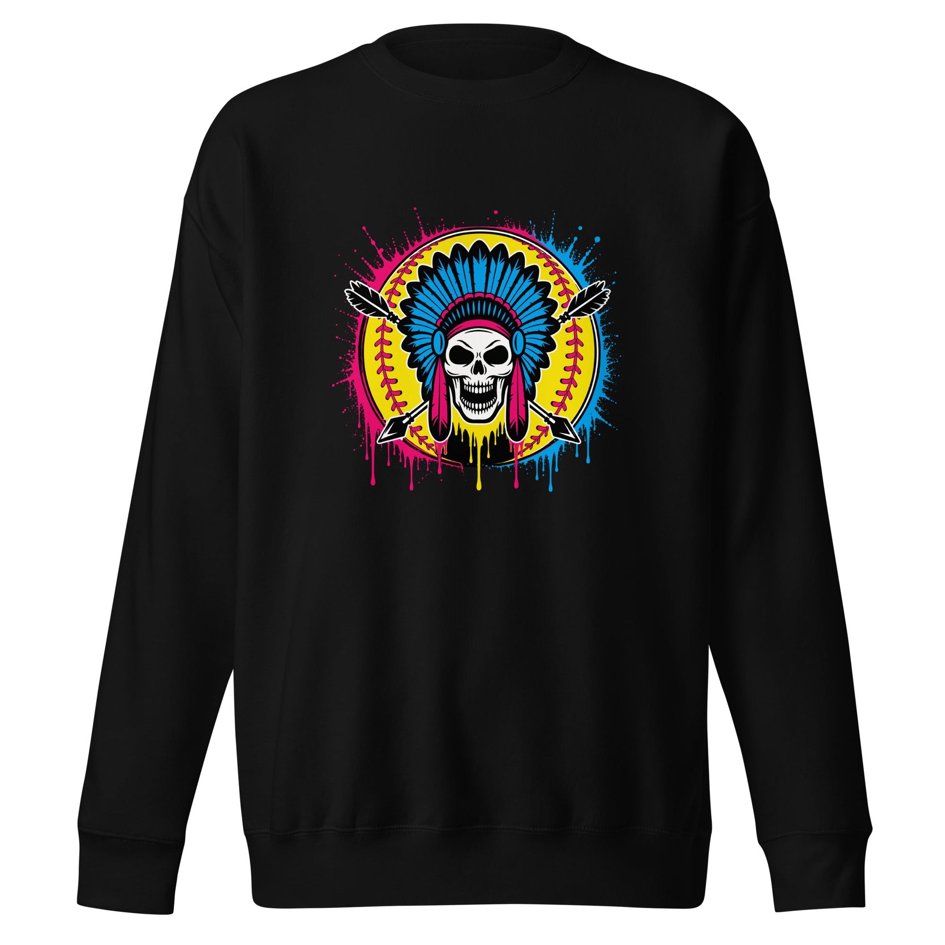 Performance | Crewneck | Savage Softball | Emblem Logo