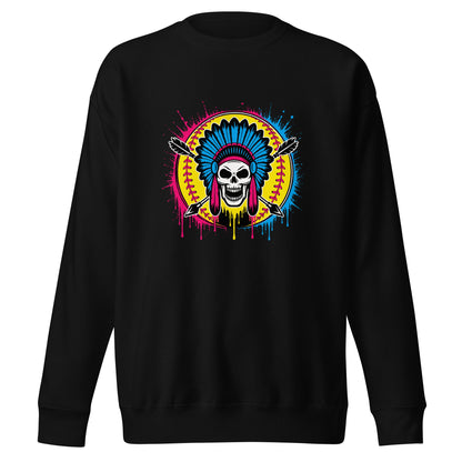 Performance | Crewneck | Savage Softball | Emblem Logo