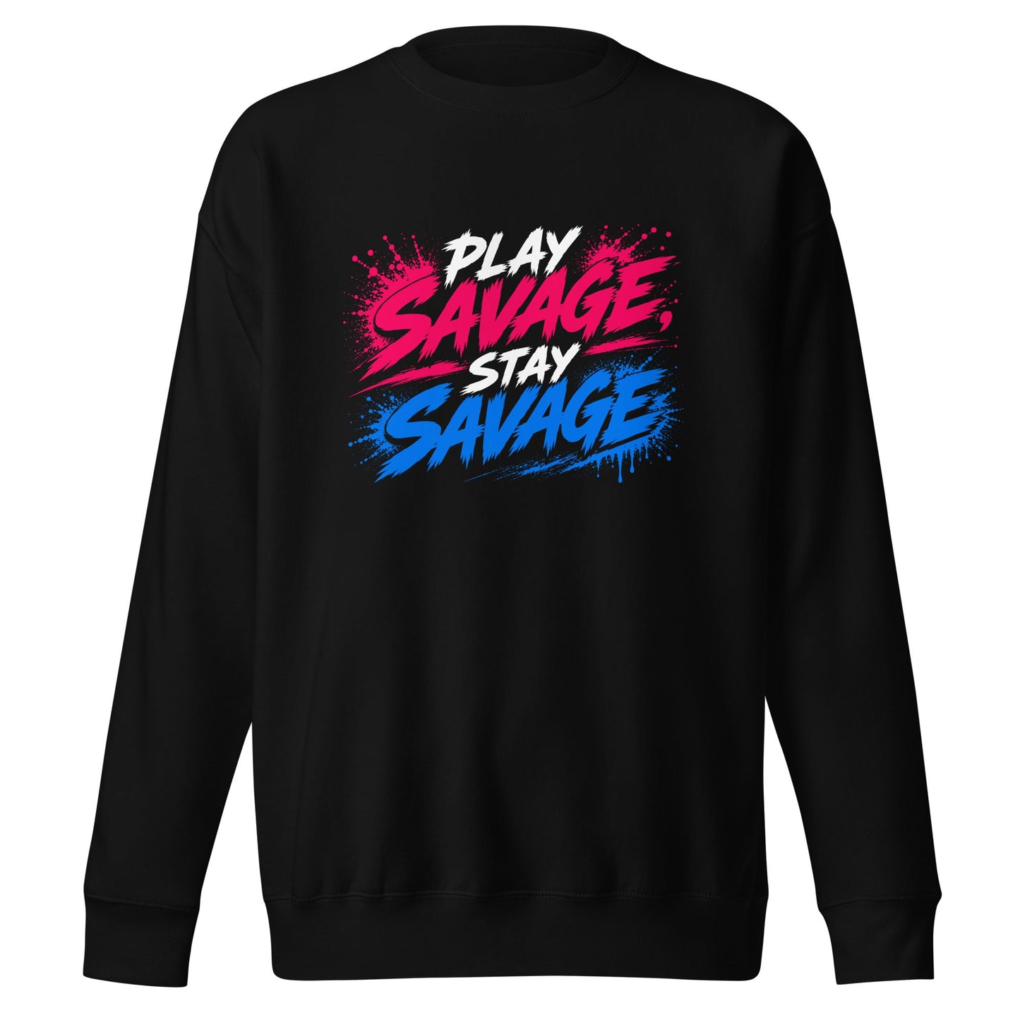 Performance | Crewneck | Savage Softball | Play Stay Logo