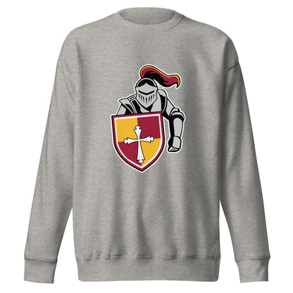 Performance | Crewneck | Scecina High School Track and Field | Crusader Logo