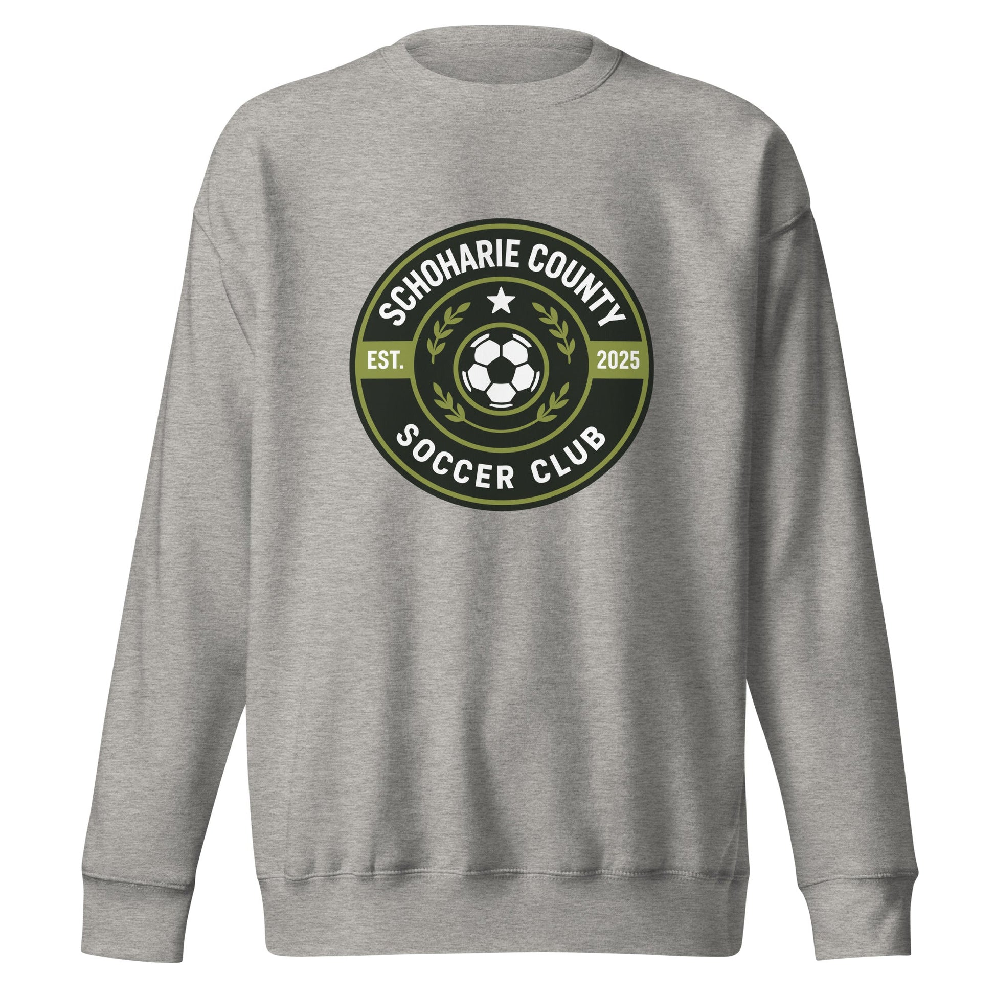 Performance | Crewneck | Schoharie County Soccer Club | Badge Logo