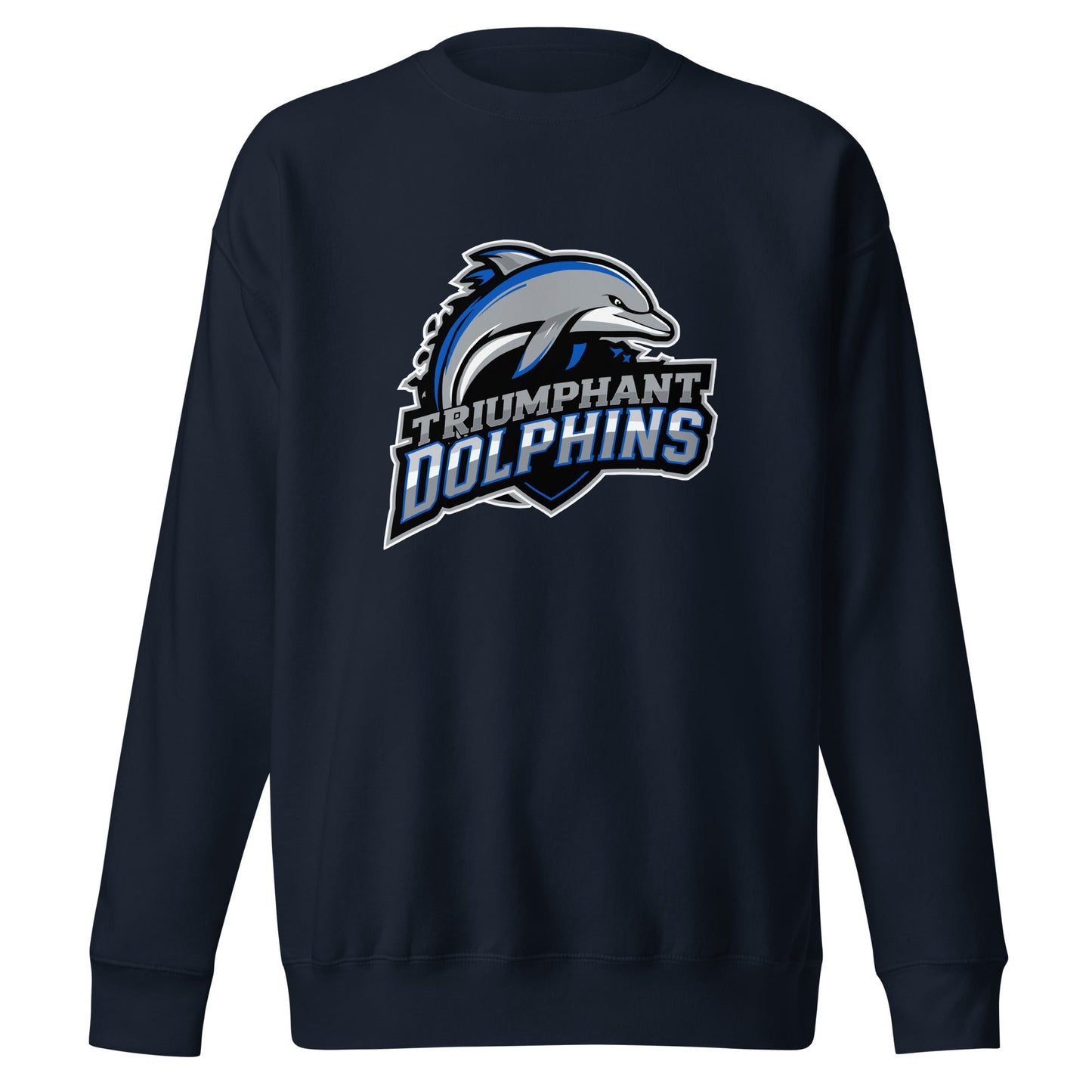 Performance | Crewneck | SE Triumphant Dolphins | Dolphins Mascot Logo