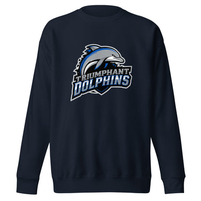 Performance | Crewneck | SE Triumphant Dolphins | Dolphins Mascot Logo