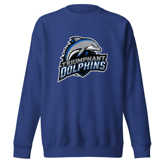 Performance | Crewneck | SE Triumphant Dolphins | Dolphins Mascot Logo