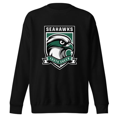 Performance | Crewneck | Seahawks Youth Cheer | Shield Logo