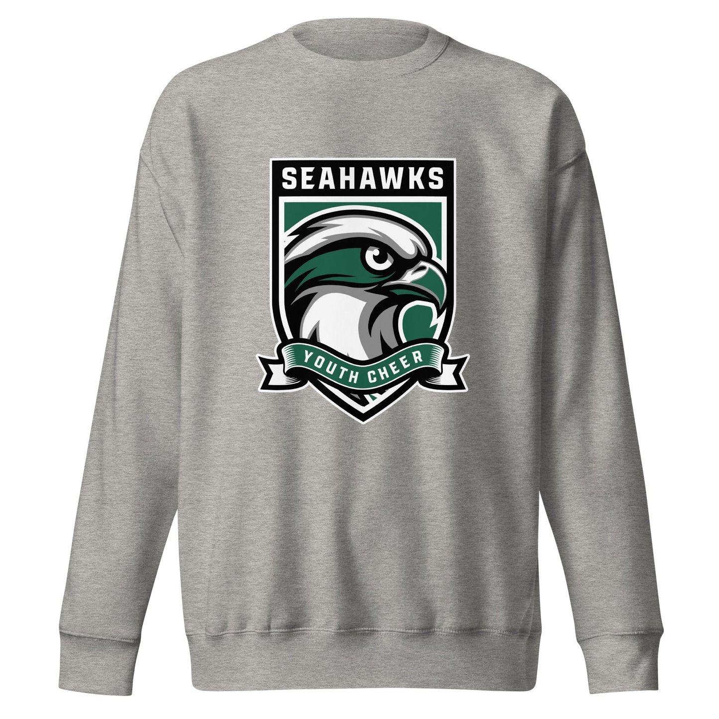 Performance | Crewneck | Seahawks Youth Cheer | Shield Logo