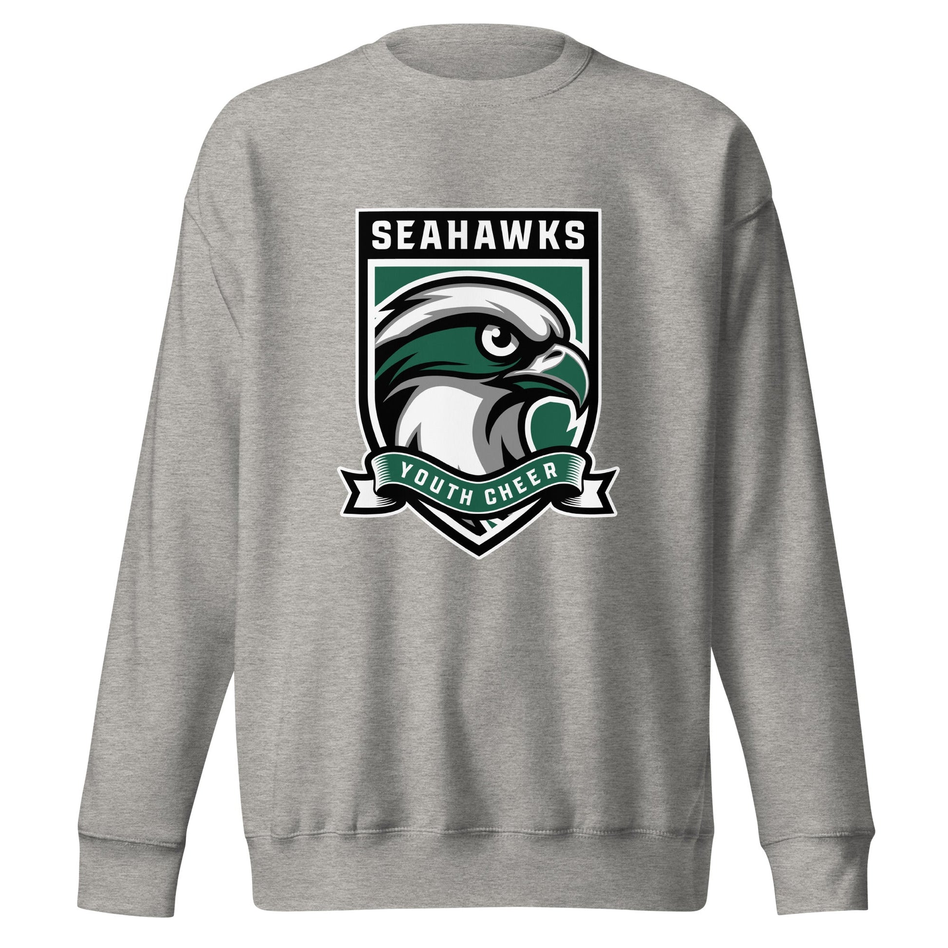 Performance | Crewneck | Seahawks Youth Cheer | Shield Logo