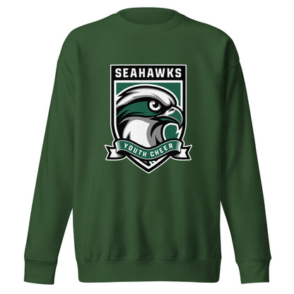Performance | Crewneck | Seahawks Youth Cheer | Shield Logo