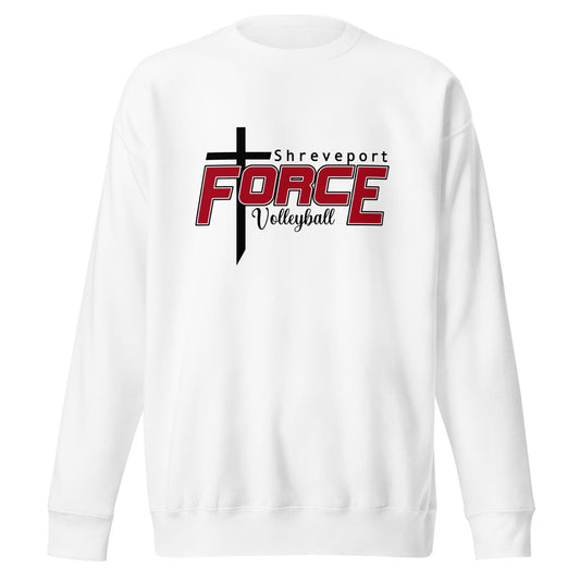 Performance | Crewneck | Shreveport Force Volleyball | Crest Logo