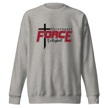 Performance | Crewneck | Shreveport Force Volleyball | Crest Logo