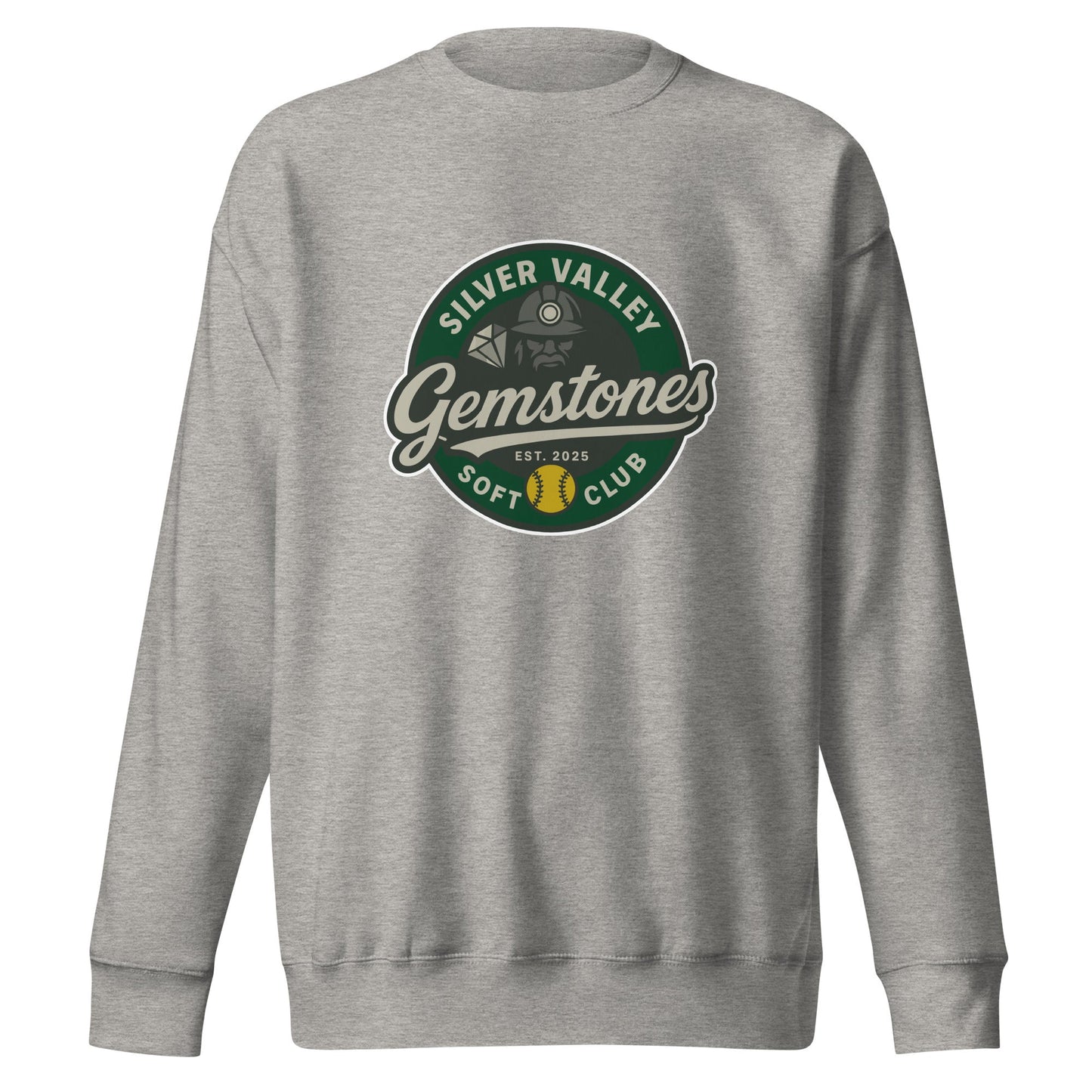 Performance | Crewneck | Silver Valley Gemstones | Badge Logo