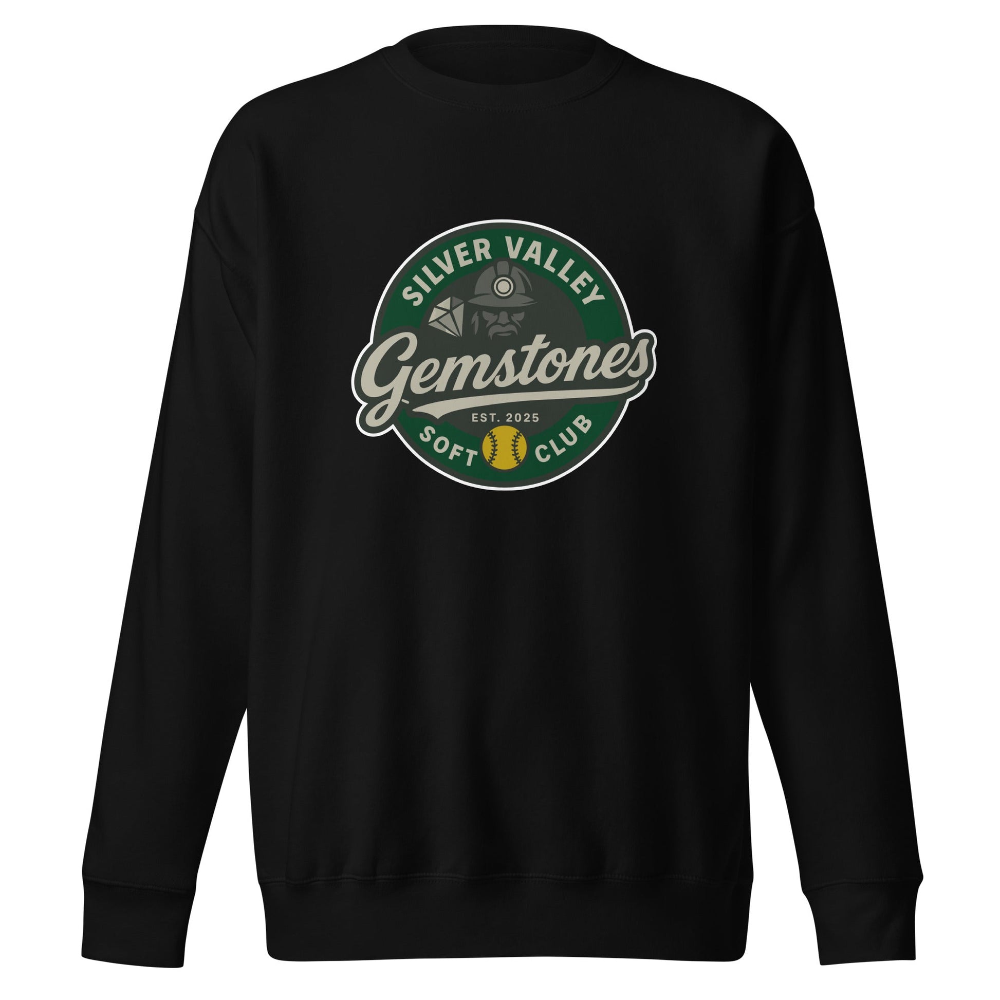Performance | Crewneck | Silver Valley Gemstones | Badge Logo