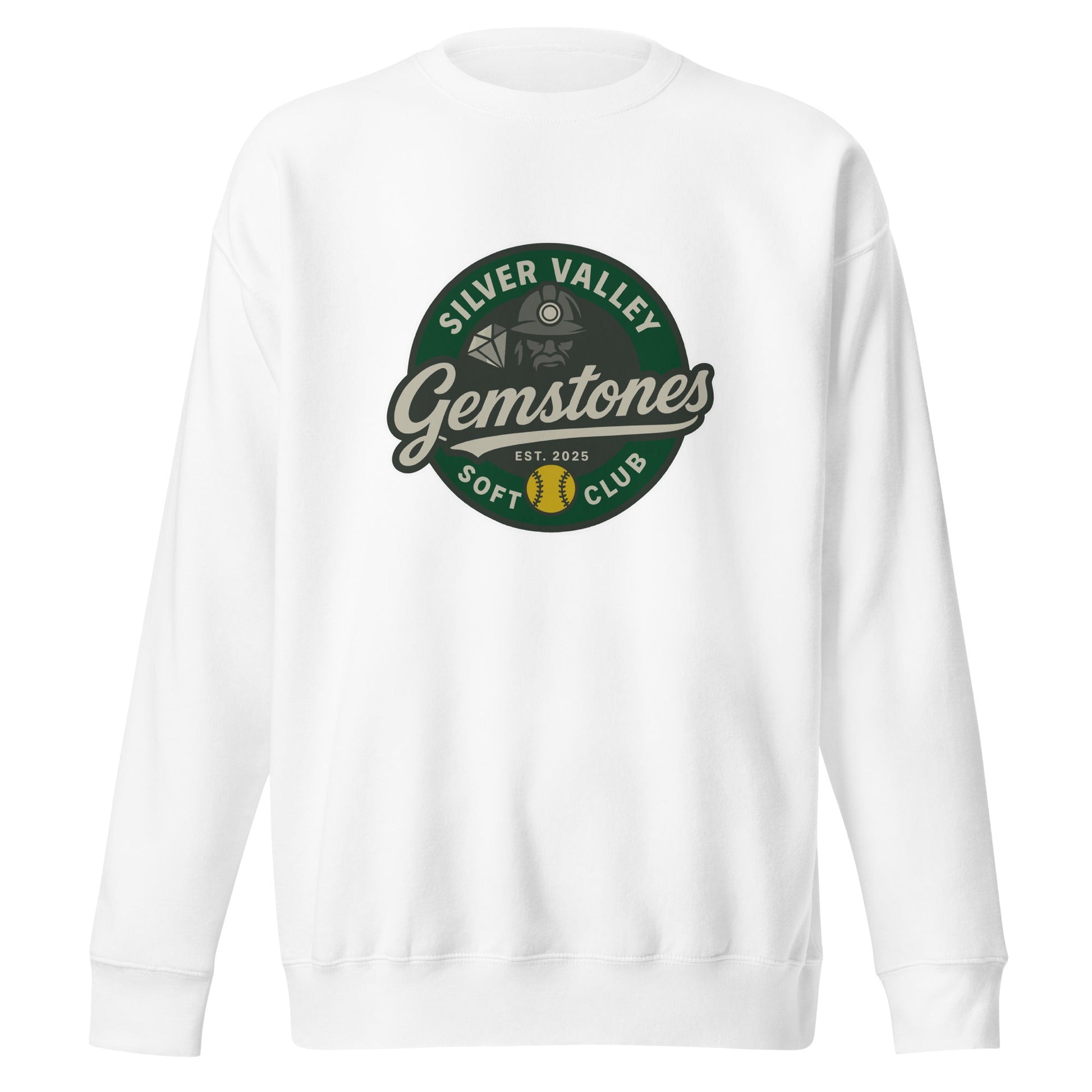 Performance | Crewneck | Silver Valley Gemstones | Badge Logo