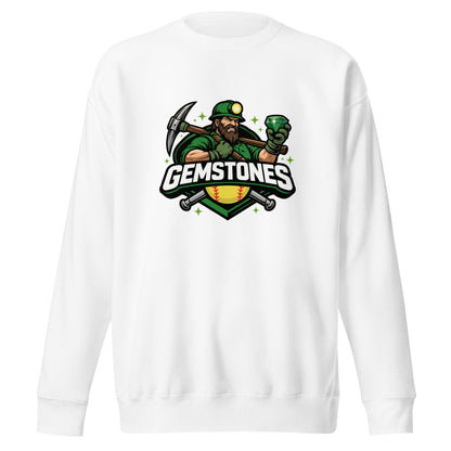 Performance | Crewneck | Silver Valley Gemstones | Emerald Valley Logo