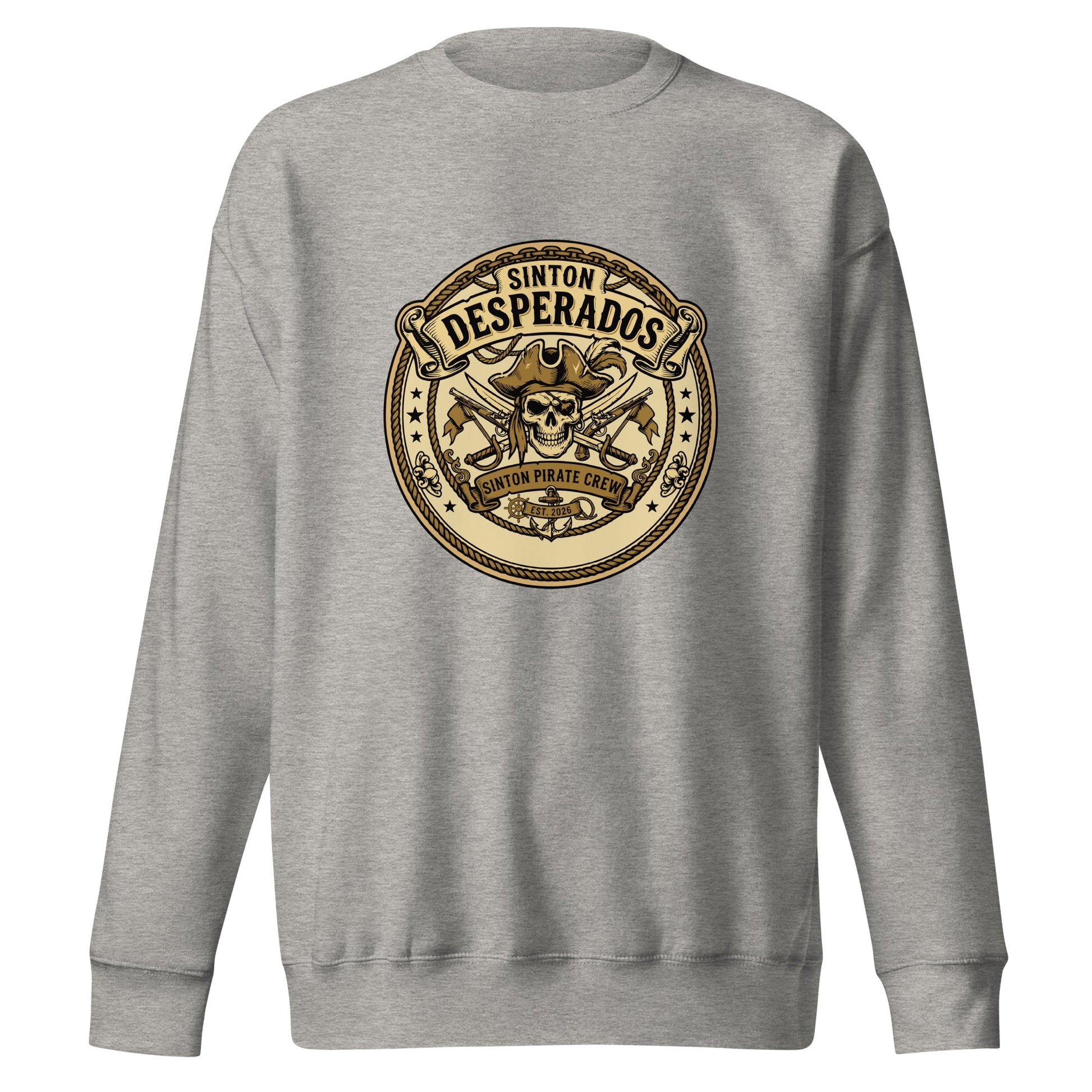 Performance | Crewneck | Sinton Desperados Baseball | Badge Logo
