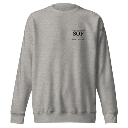 Performance | Crewneck | Sleepy Oaks Farm | SOF Logo