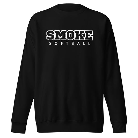 Performance | Crewneck | Smoke 14U Softball | Emblem Logo