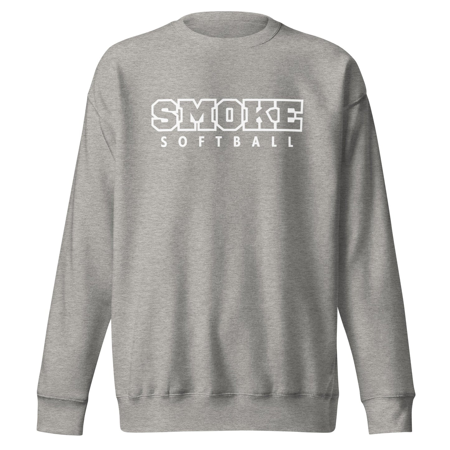 Performance | Crewneck | Smoke 14U Softball | Emblem Logo