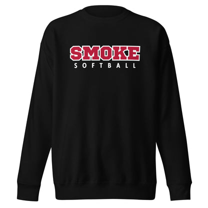 Performance | Crewneck | Smoke 14U Softball | Modern Script Logo