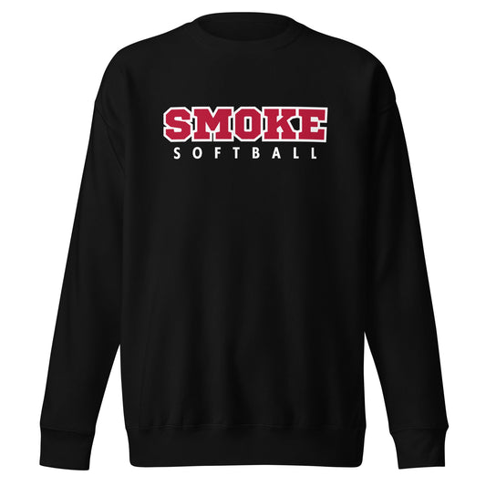 Performance | Crewneck | Smoke 14U Softball | Modern Script Logo