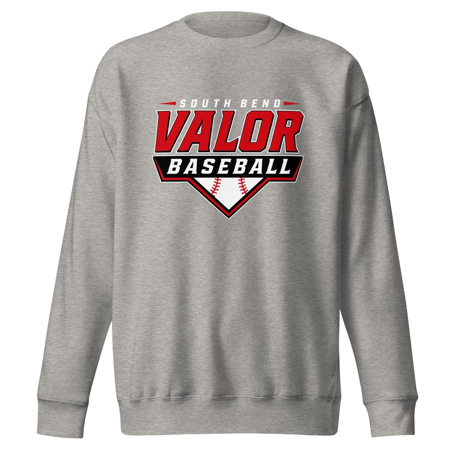Performance | Crewneck | South Bend Valor Baseball | Vanguard Logo