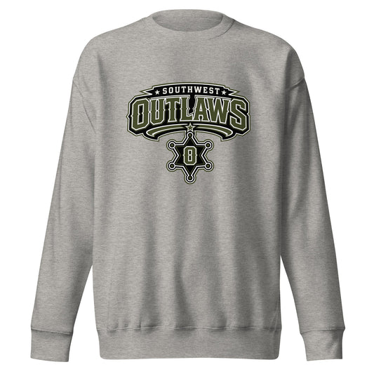 Performance | Crewneck | Southwest Outlaws | Frontier Athletics Logo