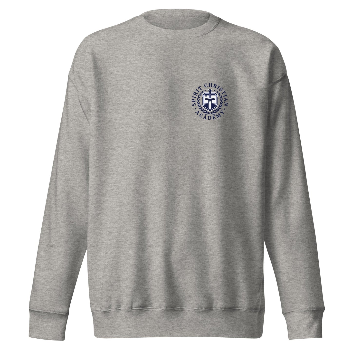 Performance | Crewneck | Spirit Christian Academy | Navy Script Logo