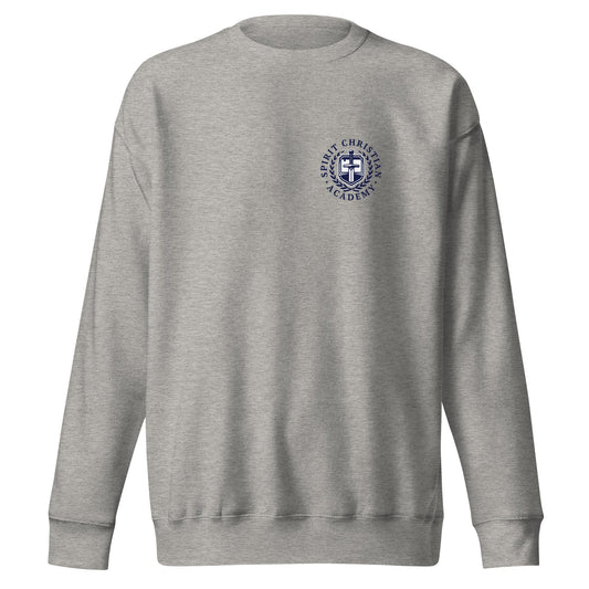 Performance | Crewneck | Spirit Christian Academy | Navy Script Logo